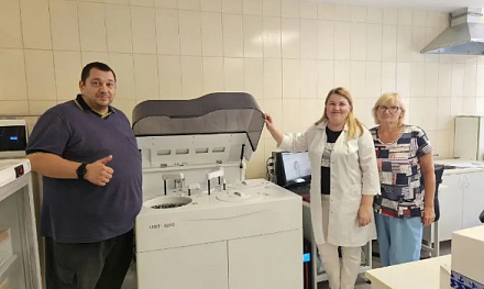 Инсталляция URIT-8280 в г. Пересвет